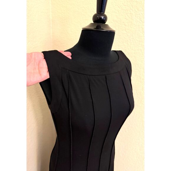 forever brand Black Sleeveless Fit and Flare Stretchy Dress - Sz M - Picture 2 of 10
